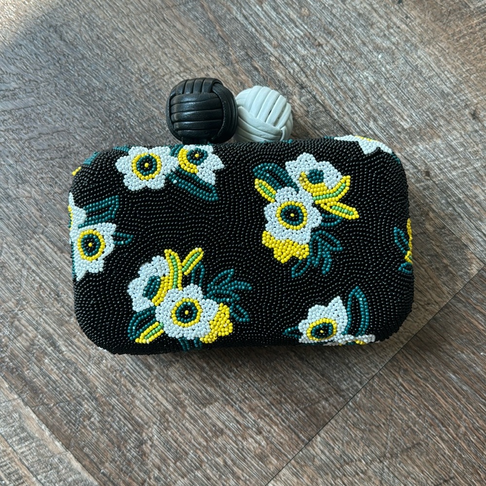 Sam Edelman beaded clutch